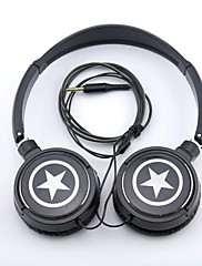 SPC06 Stars Logo Stereo Headphone 3.5mm Jack over Ear for MP3/Phones/PC
