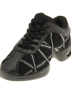 Fashion Children amp Women s Fashion Womens Leather With Net Upper Dance Sneakers Fashion Children amp Women s