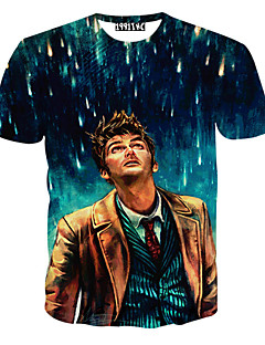 Notch Men Floral Print Causual Fashion Short Sleeve T-shirt Notch Men Floral Print Causual Fashion Short Sleeve T-shirt