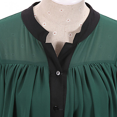 green ruched shirt