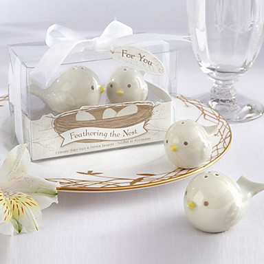 "Feathering the Nest" Birds Salt and Pepper Shakers