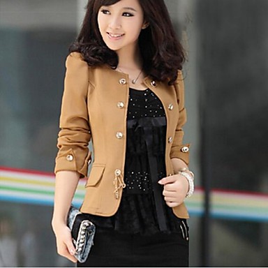 puff sleeve suit jacket