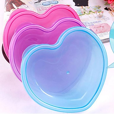 Plastic Heart-shaped Food Container Set of 3 14124cm 1721375 2017 – $2.24