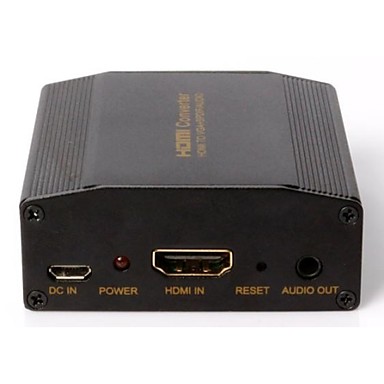 Full HD 1080P HDMI Input to Audio VGA + R/L SPDIF CVBS Output Video
